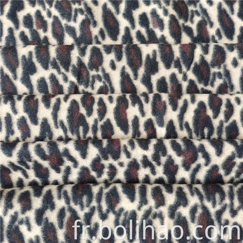 cheetah printed polar fleece